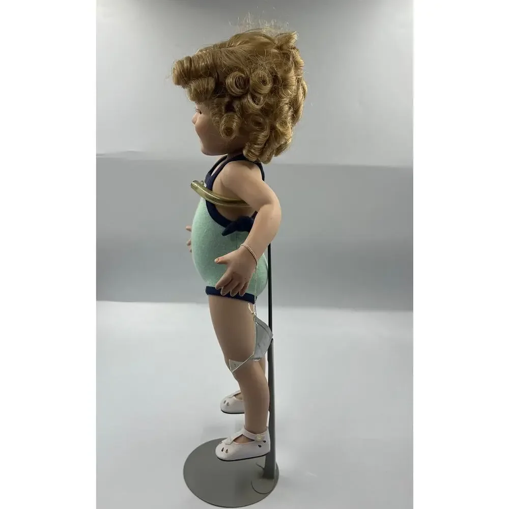 Danbury Mint Shirley Temple Elke Hutchens Bathing Beauty Porcelain Doll 18